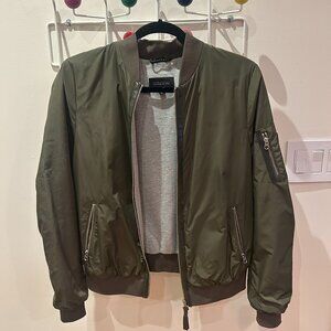 Mackage for Aritzia Bomber Jacket Small S Olive Green
